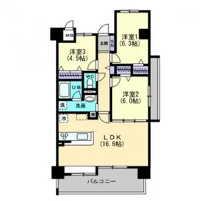 CRASSO IMA【3階】の間取り