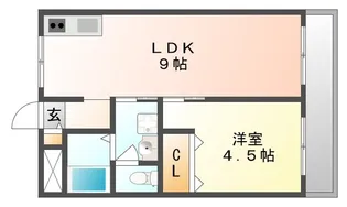 岡山県岡山市南区平福1丁目【マンション】の間取り