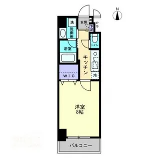 アルファレガロ南中央町【8階】の間取り