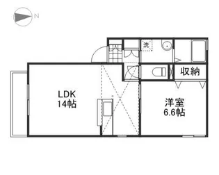 ラ・パルテール操山弐番館【2階】の間取り