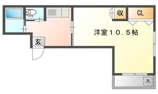 パークアヴェニュー医大北【2階】の間取り