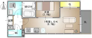 REGALEST Grace 高柳【3階】の間取り