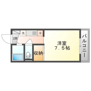 ウェーブレジデンス今村公園【4階】の間取り