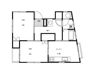 コーポNK【2階】の間取り
