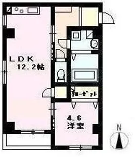 サンフォレスタ西古松【2階】の間取り