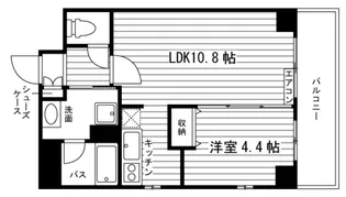 ボヌールスクエアアコオⅤ番館【5階】の間取り