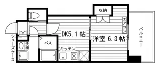 Grand E'terna岡山Ⅱ【8階】の間取り