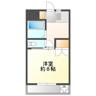 フローリッシュ神田I【3階】の間取り