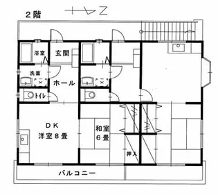 ハイム里【2階】の間取り