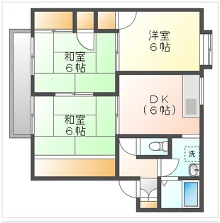 コーポ・カンナ【2階】の間取り