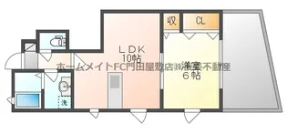アリア平井【1階】の間取り