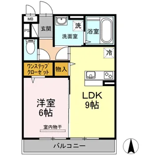 フィールド ハタ【2階】の間取り