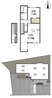 Gratia【2階】の間取り