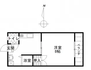 ブライトライツ高島パートⅡ【2階】の間取り