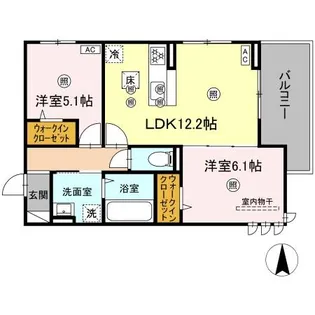 ル コンテ【1階】の間取り