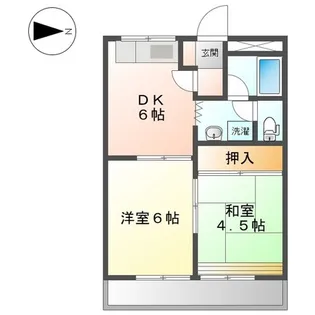 サンシャイン長岡壱番館【2階】の間取り