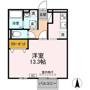 虹の奏音【2階】の間取り