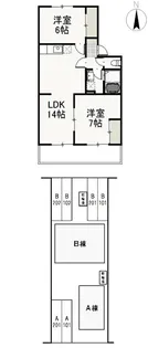 プレベルジュ B【2階】の間取り