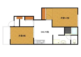 グレース岡崎【1階】の間取り