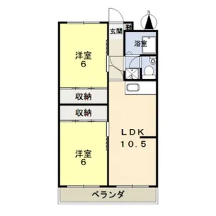 武田マンション【2階】の間取り