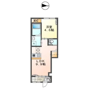 アムール ルミエール【1階】の間取り