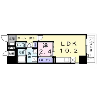 グランツコート Ⅱ【6階】の間取り