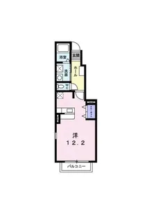 ラ・フォンテ B【1階】の間取り