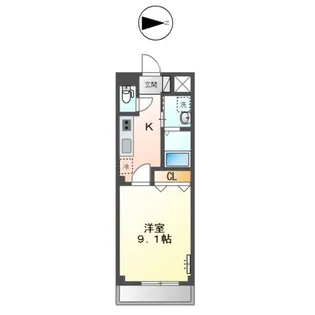 ヌーベル バーグ【2階】の間取り
