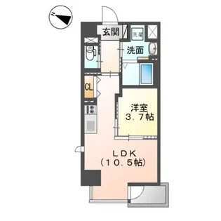 キアーズⅢ【5階】の間取り