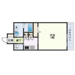 プランドール大供【406号室】の間取り