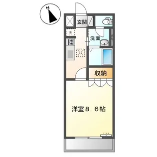 コンフォルト エスターテ【1階】の間取り