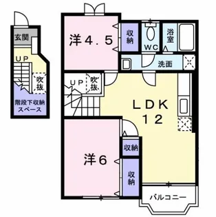 クレストール長船A【2階】の間取り