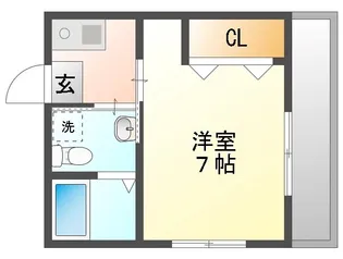 レジデンス伊島B【302号室】の間取り