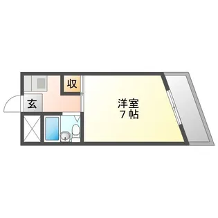 クマガイマンション【2階】の間取り