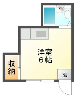 旭コーポ【2階】の間取り