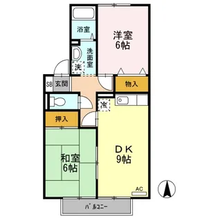 アリッサム21 B棟【2階】の間取り