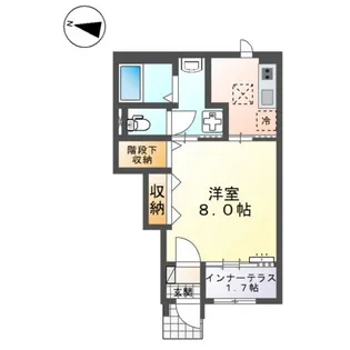 アン・ジュール【1階】の間取り