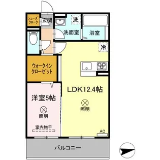 アフレシア浜【2階】の間取り