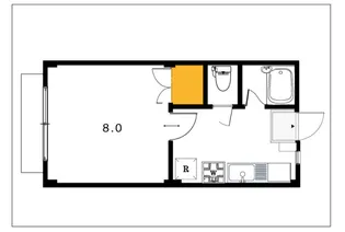 リオン西川原【1階】の間取り