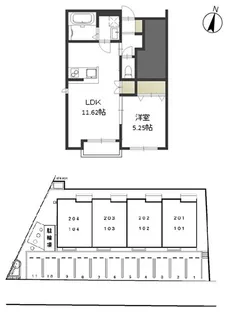 confeito (コンフェイト)【1階】の間取り