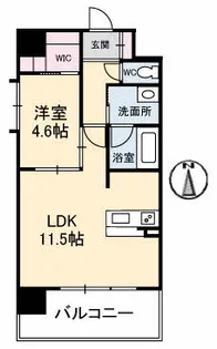 プレミア ステーション 西口【4階】の間取り