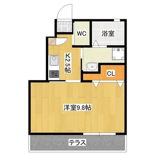 repos III【1階】の間取り