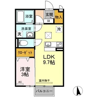 グランモア・浅沼【1階】の間取り