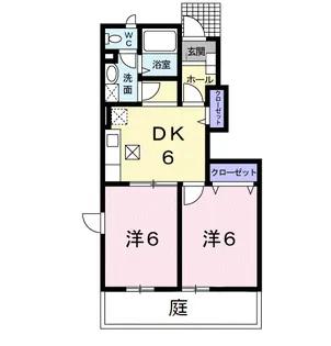 メゾン山水【1階】の間取り