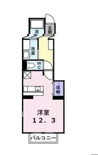 デフィ藤【1階】の間取り