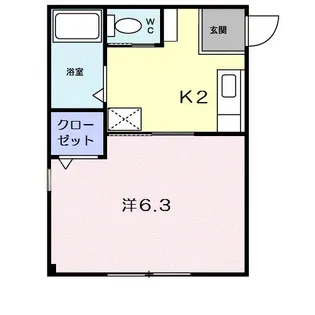 シティ大森【1階】の間取り