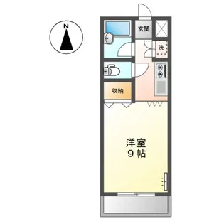 Studio Enchate公園前【2階】の間取り