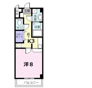 Small Luxury【2階】の間取り