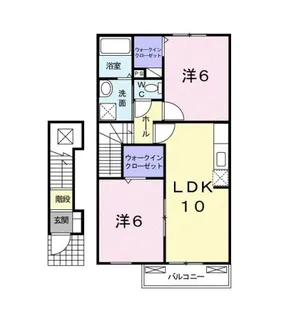 レジデンス24【2階】の間取り