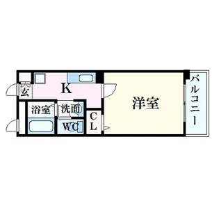 フィネス昭和町Ⅱ【4階】の間取り